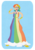 Size: 905x1280 | Tagged: safe, artist:artbydana, rainbow dash, human, g4, clothes, dress, female, gala dress, humanized, light skin, solo