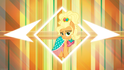 Size: 4096x2304 | Tagged: safe, artist:centerdave77, artist:game-beatx14, artist:the-aziz, applejack, g4, simple ways, applejewel, clothes, dress, female, solo, wallpaper