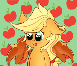 Size: 900x765 | Tagged: safe, artist:psalmie, applejack, bat pony, pony, vampire, g4, applebat, female, solo