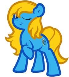 Size: 1228x1360 | Tagged: safe, artist:furrgroup, oc, oc only, oc:internet explorer, pony, browser ponies, internet explorer, ponified, simple background, solo, white background