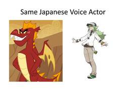 Size: 960x720 | Tagged: safe, garble, dragon, g4, exploitable meme, japan, japanese, meme, n, pokémon, pokémon black and white, same voice actor, yuichi nakamura