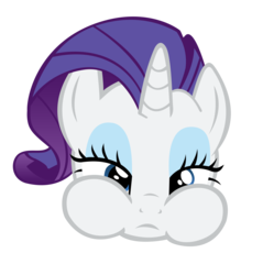 Size: 4881x5113 | Tagged: safe, artist:tardisbrony, rarity, g4, absurd resolution, female, portrait, puffy cheeks, simple background, solo, transparent background, vector
