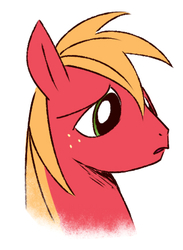 Size: 317x432 | Tagged: safe, artist:nmnkgskds, big macintosh, earth pony, pony, g4, male, pixiv, solo, stallion