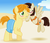 Size: 1208x1038 | Tagged: safe, artist:itoruna-the-platypus, mandopony, wild fire, earth pony, pegasus, pony, g4, beach, bikini, clothes, female, male, mare, ship:mandofire, shipping, sibsy, stallion, straight, swimsuit, vector