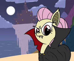 Size: 1200x1000 | Tagged: safe, artist:flutteranderson, fluttershy, g4, dracula, female, flutterbat, solo