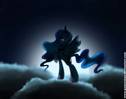 Size: 2525x1991 | Tagged: safe, artist:gamermac, princess luna, g4, female, solo