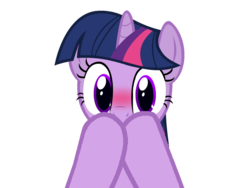 Size: 1600x1200 | Tagged: safe, artist:kuren247, twilight sparkle, pony, g4, blushing, cute, female, looking at you, mare, simple background, solo, transparent background, vector