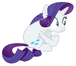 Size: 1152x1000 | Tagged: safe, artist:masem, rarity, pony, g4, simple ways, .svg available, animated, female, frown, shifty eyes, simple background, sitting, solo, transparent background, vector, wide eyes