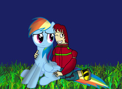 Size: 922x676 | Tagged: safe, artist:alerkina2, rainbow dash, g4, 1000 hours in ms paint, brony, grammar error, ms paint