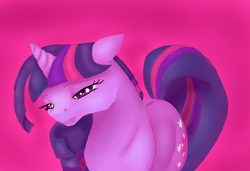 Size: 1500x1024 | Tagged: safe, artist:lux obscura, twilight sparkle, pony, unicorn, g4, female, solo, tired