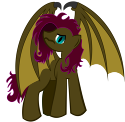Size: 907x880 | Tagged: safe, fluttershy, bat pony, pony, g4, female, flutterbat, looking at you, race swap, solo, spread wings
