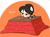 Size: 691x517 | Tagged: dead source, safe, artist:30clock, writing desk, g4, glasses, kotatsu, orange, solo