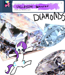 Size: 680x780 | Tagged: safe, artist:moonblizzard, rarity, g4, ask, diamond, female, rarity answers, solo, tumblr