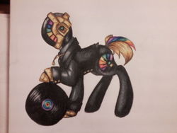 Size: 1280x960 | Tagged: safe, artist:usagikoneko-chan, pony, daft punk, guy-manuel de homem-christo, ponified, solo