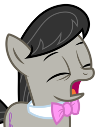 Size: 3314x4262 | Tagged: safe, artist:synch-anon, artist:twiforce, octavia melody, earth pony, pony, g4, bowtie, eyes closed, female, filly, high res, open mouth, simple background, solo, transparent background, vector, yawn