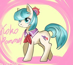 Size: 1145x1024 | Tagged: safe, artist:violetstar166, coco pommel, g4, female, solo