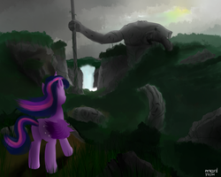 Size: 1024x819 | Tagged: safe, artist:darkcord, twilight sparkle, alicorn, pony, g4, female, mare, solo, twilight sparkle (alicorn)