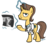 Size: 1011x866 | Tagged: dead source, safe, artist:derkrazykraut, doctor horse, doctor stable, pony, unicorn, g4, magic, male, solo, stallion, telekinesis, x-ray, x-ray picture