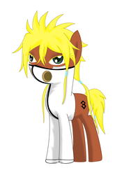 Size: 1750x2500 | Tagged: safe, artist:spectrumwave, pony, bleach (manga), ponified, simple background, solo, tier harribel, white background