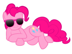 Size: 1600x1200 | Tagged: safe, artist:kuren247, pinkie pie, g4, cool, female, simple background, solo, transparent background, vector