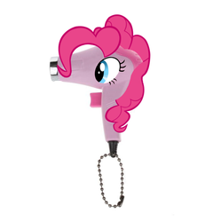 Size: 698x728 | Tagged: safe, pinkie pie, object pony, original species, g4, hair blow dryer, ponified, wat