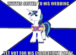 Size: 500x362 | Tagged: safe, shining armor, a canterlot wedding, g4, my little pony: friendship is magic, advice meme, exploitable meme, meme