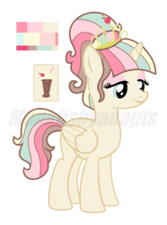 Size: 771x1037 | Tagged: safe, artist:monkfishyadopts, oc, oc only, alicorn, pony, alicorn oc, crown, solo