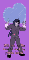 Size: 680x1417 | Tagged: safe, artist:advanceddefense, twilight sparkle, human, twilight unbound, g4, female, hearts and hooves day, humanized, ice heart, lifting, pony coloring, solo, werelight shine