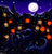 Size: 1133x1192 | Tagged: dead source, safe, artist:matrosha123, princess luna, alicorn, pony, g4, alkekengi officinarum, female, lantern, moon, night, physalis, solo