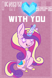 Size: 500x750 | Tagged: safe, artist:evehly, princess cadance, g4, crystal heart, don't dead open inside, female, hearts and hooves day, solo, valentine