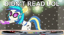 Size: 603x338 | Tagged: safe, edit, edited screencap, screencap, dj pon-3, vinyl scratch, equestria girls, g4, my little pony equestria girls: rainbow rocks, shake your tail, animated, butt shake, caption, dancing, didn't read, female, image macro, meme, reaction image, solo, text, tl;dr