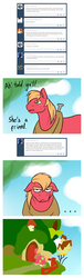 Size: 1080x3576 | Tagged: safe, big macintosh, fluttershy, earth pony, pony, g4, comic, male, replies from big mac, ship:fluttermac, shipping, stallion, straight, tumblr