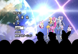 Size: 1000x691 | Tagged: safe, apple bloom, scootaloo, sweetie belle, g4, cure fortune, cure honey, cure lovely, cure princess, glassun, happinesscharge precure, mystery science theater 3000, precure, pretty cure, ribbon