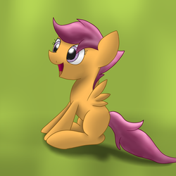 Size: 2600x2600 | Tagged: safe, artist:flashiest lightning, scootaloo, g4, female, solo