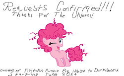 Size: 934x855 | Tagged: safe, pinkie pie, g4, female, filly, messy mane, solo, wink