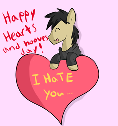 Size: 800x850 | Tagged: safe, artist:jamestempest, oc, oc only, ask, heart, hearts and hooves day, solo, tumblr, valentine's day