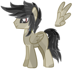 Size: 866x826 | Tagged: safe, artist:lps100, oc, oc only, crystal pony, pegasus, pony, solo