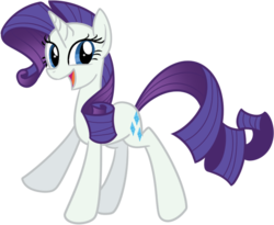 Size: 590x484 | Tagged: safe, artist:zenderman32, rarity, pony, unicorn, g4, female, happy, mare, simple background, solo, transparent background