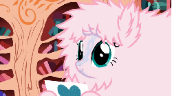Size: 576x324 | Tagged: safe, artist:mixermike622, oc, oc only, oc:fluffle puff, g4, animated, drool, licking, solo, valentine