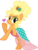 Size: 3509x4598 | Tagged: safe, artist:discorded, applejack, earth pony, pony, g4, my little pony: friendship is magic, simple ways, .ai available, absurd resolution, applejack is best facemaker, applejewel, clothes, dress, female, heart, show accurate, simple background, solo, transparent background, vector