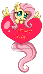 Size: 499x847 | Tagged: safe, artist:extra-fenix, fluttershy, g4, female, heart, hearts and hooves day, looking at you, simple background, solo, spread wings, transparent background, valentine, valentine's day