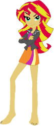 Size: 243x566 | Tagged: safe, artist:chipmunkraccoon2, sunset shimmer, equestria girls, g4, barefoot, feet, female, solo