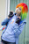 Size: 1272x1920 | Tagged: safe, artist:mugggy, rainbow dash, human, g4, cosplay, irl, irl human, photo, solo