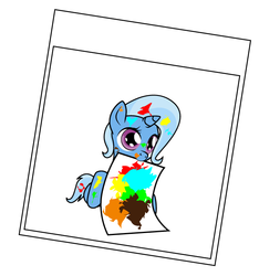 Size: 600x642 | Tagged: safe, trixie, pony, unicorn, tumblr:ask twixie, g4, cute, female, mare, solo