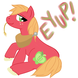 Size: 500x500 | Tagged: safe, artist:satohai, big macintosh, earth pony, pony, g4, male, solo, stallion