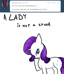 Size: 680x780 | Tagged: safe, artist:moonblizzard, rarity, g4, ask, female, rarity answers, solo, tumblr