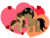 Size: 6600x5000 | Tagged: safe, artist:junkiesnewb, oc, oc only, oc:aegis aurora, oc:harmony inkwell, pegasus, pony, unicorn, ^^, absurd resolution, cute, duo, eyes closed, female, harmogis, heart, male, shipping, straight, valentine, valentine's day