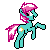 Size: 50x50 | Tagged: safe, artist:mishkawolf, spring step, sunlight spring, g4, cute, female, icon, pixel art, small, solo