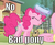 Size: 560x460 | Tagged: safe, screencap, pinkie pie, chipmunk, filli vanilli, g4, my little pony: friendship is magic, bad pony, female, hitting, image macro, meme, solo, swatting