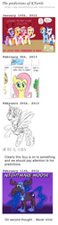 Size: 700x2700 | Tagged: safe, artist:kturtle, applejack, fluttershy, pinkie pie, rainbow dash, rarity, twilight sparkle, bats!, filli vanilli, g4, pinkie pride, flutterguy, kturtle, nightmare moose, poison joke, prediction, predictions, weird al yankovic